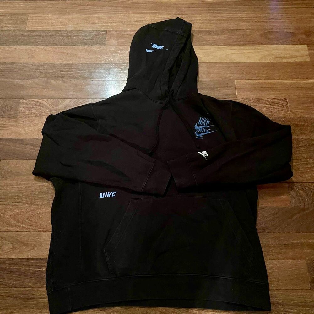Men's Nike Misprint/Multi-Logo Hoodie